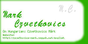 mark czvetkovics business card